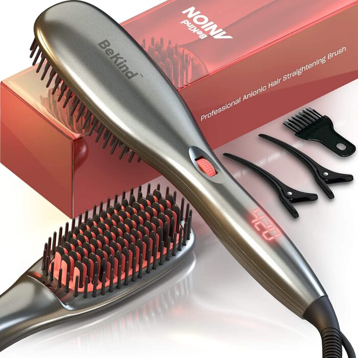 BeKind Hair Straightener Brush with AnionScroll